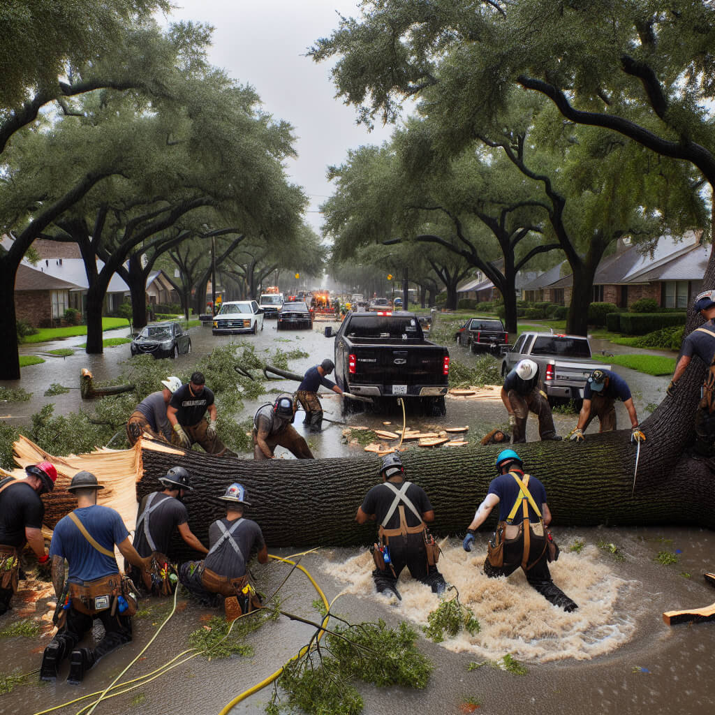 emergency tree removal Houston - Houston Tree Services - Michael Torres ISA Certified Arborist