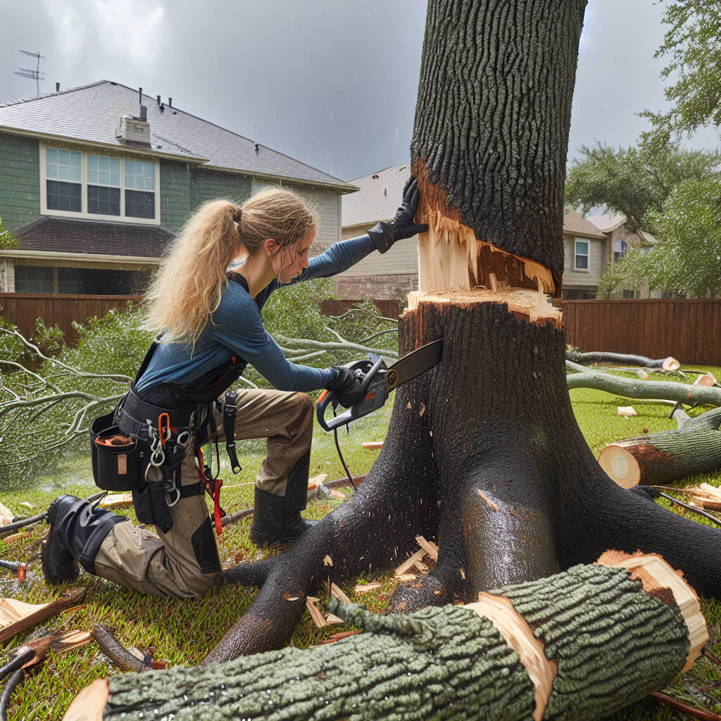 tree removal in Houston - Houston Tree Services - Michael Torres ISA Certified Arborist