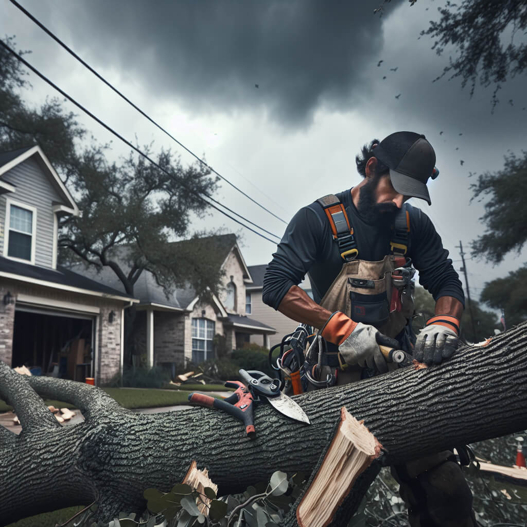 emergency tree removal Houston - Houston Tree Services - Michael Torres ISA Certified Arborist