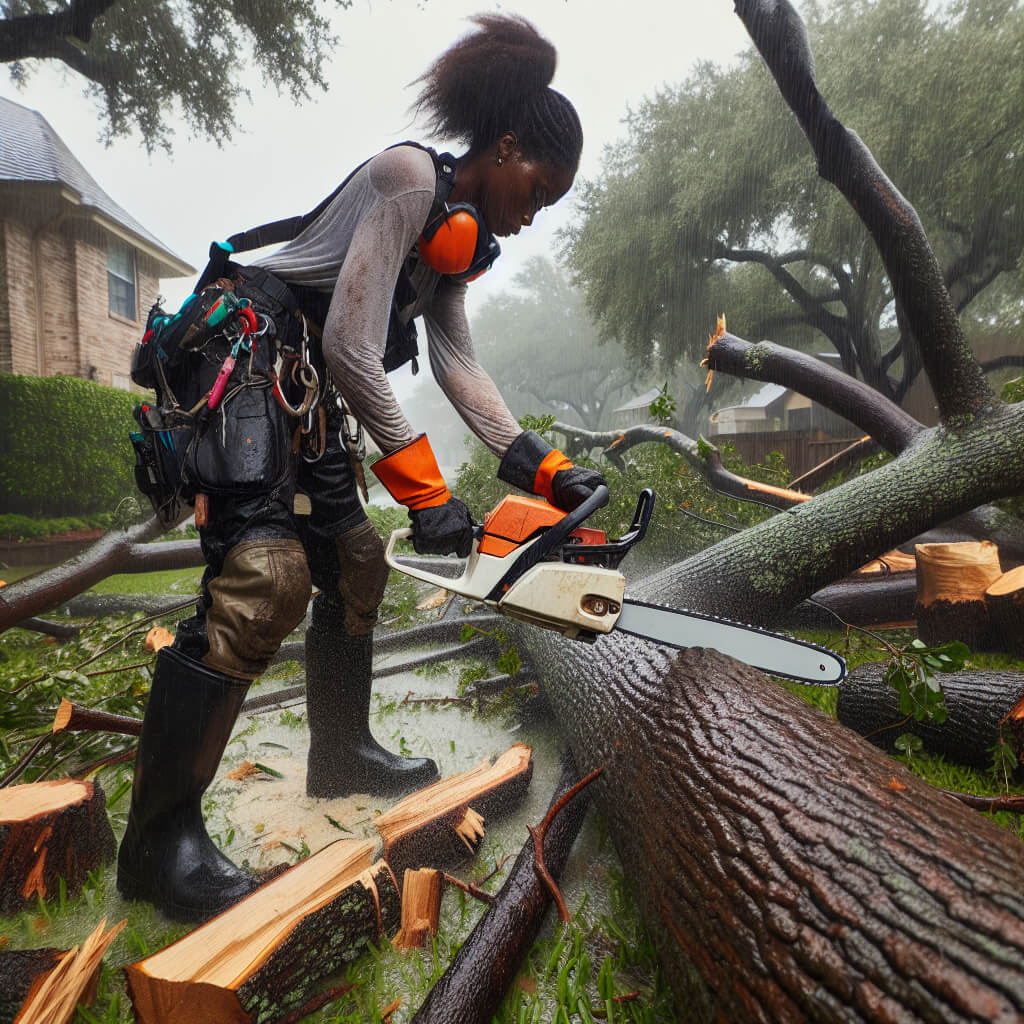 emergency tree removal Houston - Houston Tree Services - Michael Torres ISA Certified Arborist