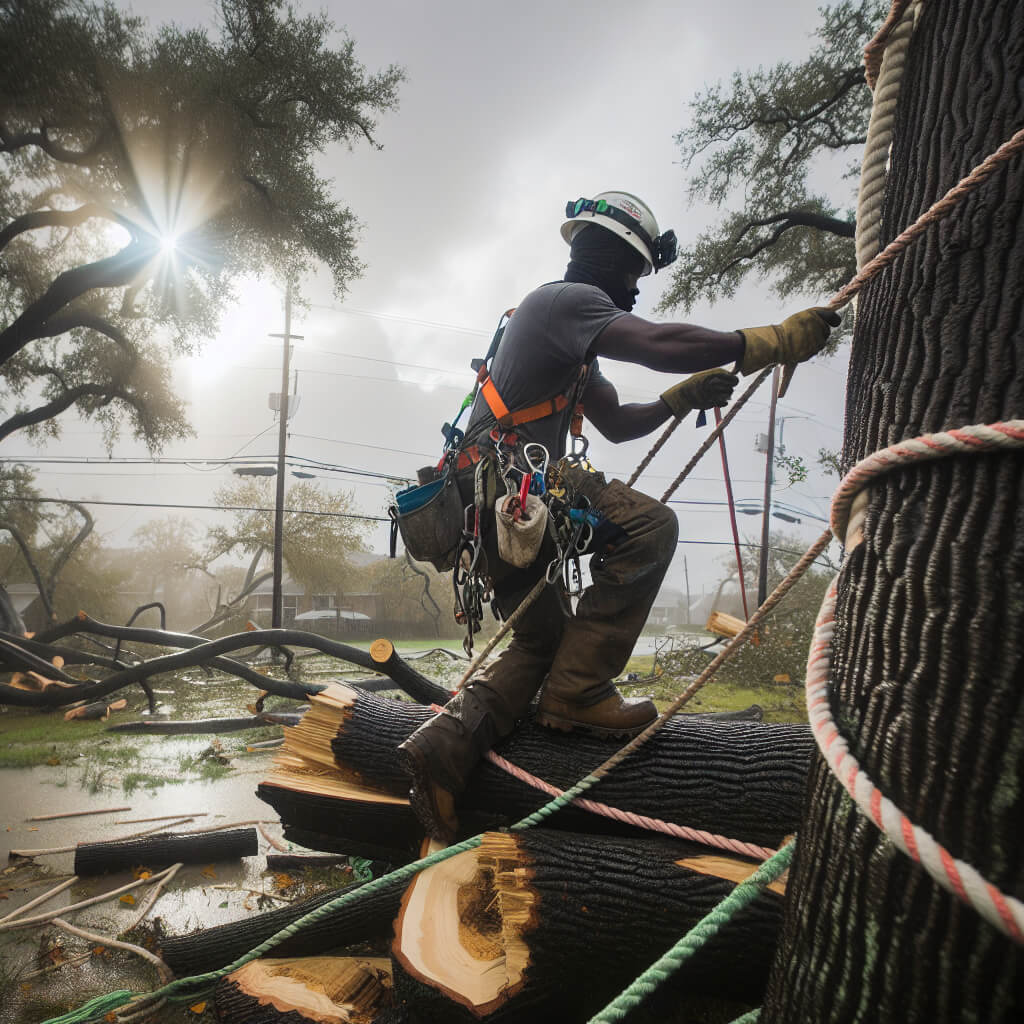 emergency tree removal Houston - Houston Tree Services - Michael Torres ISA Certified Arborist