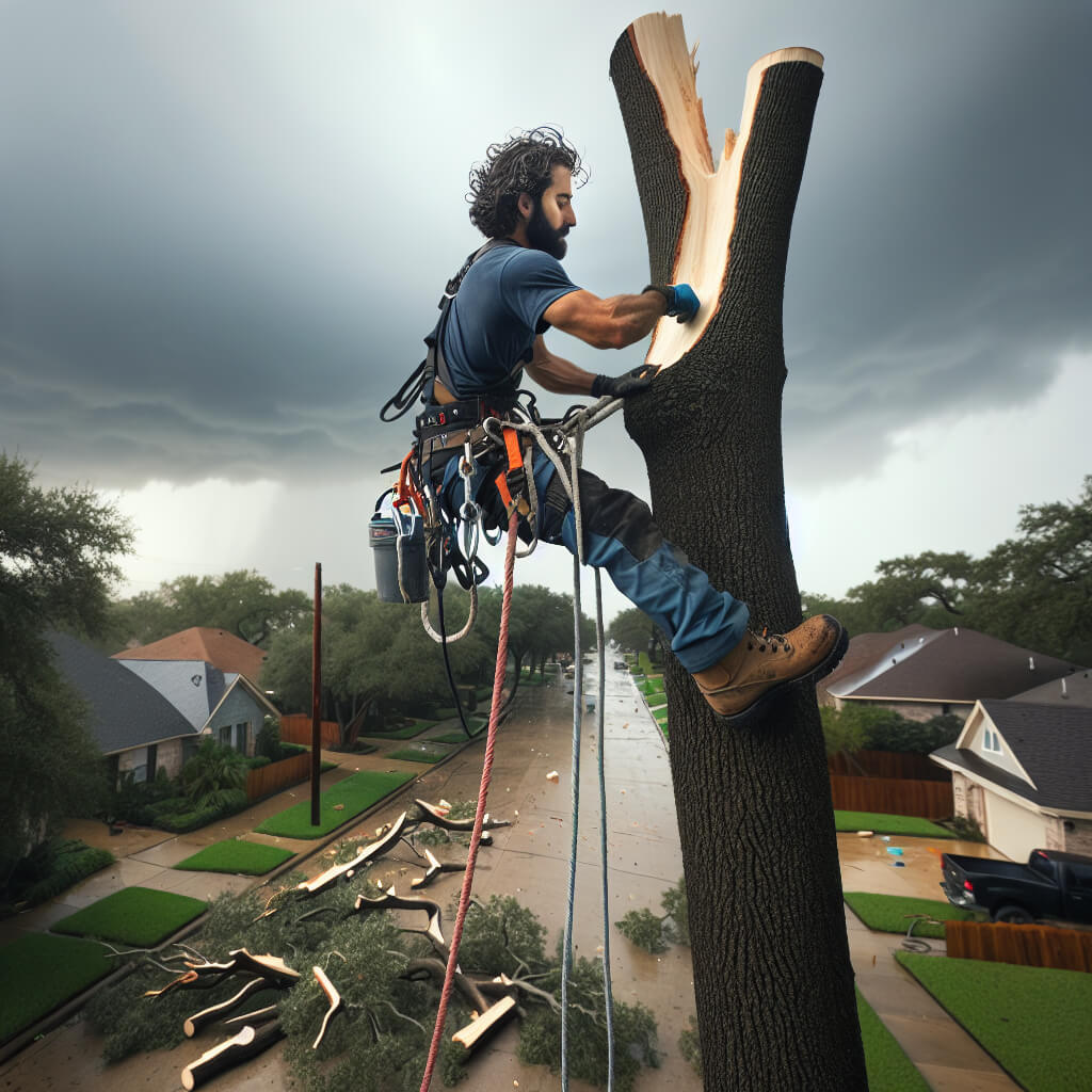emergency tree removal Houston - Houston Tree Services - Michael Torres ISA Certified Arborist