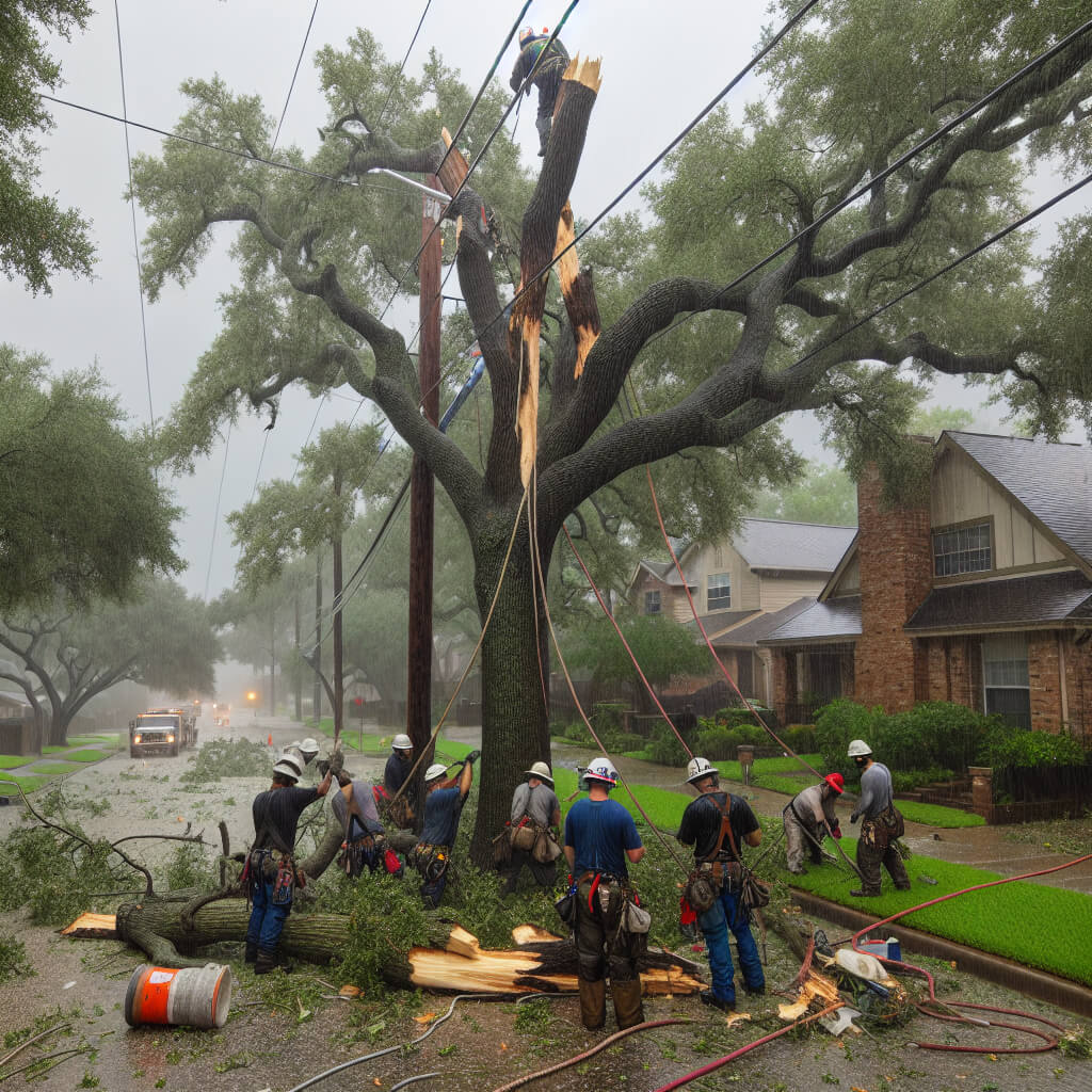 emergency tree removal Houston - Houston Tree Services - Michael Torres ISA Certified Arborist