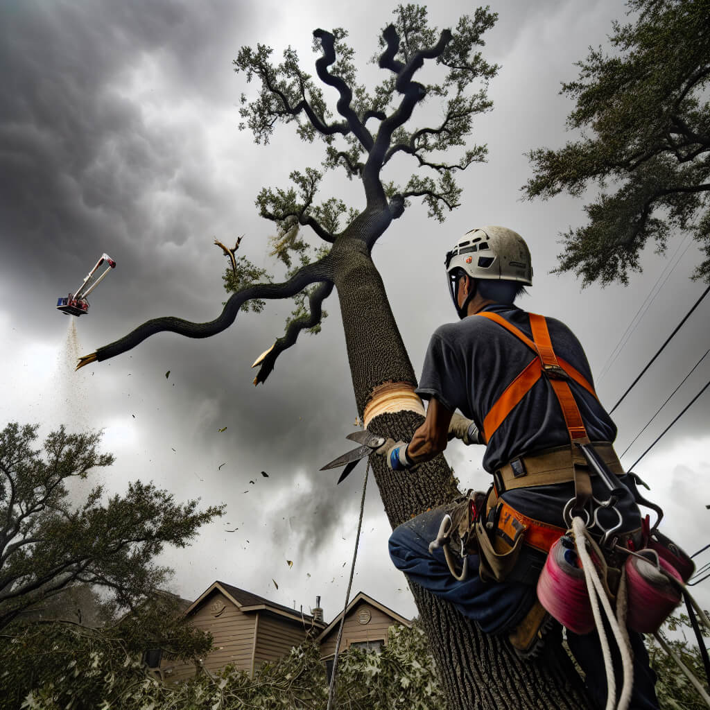 emergency tree removal Houston - Houston Tree Services - Michael Torres ISA Certified Arborist