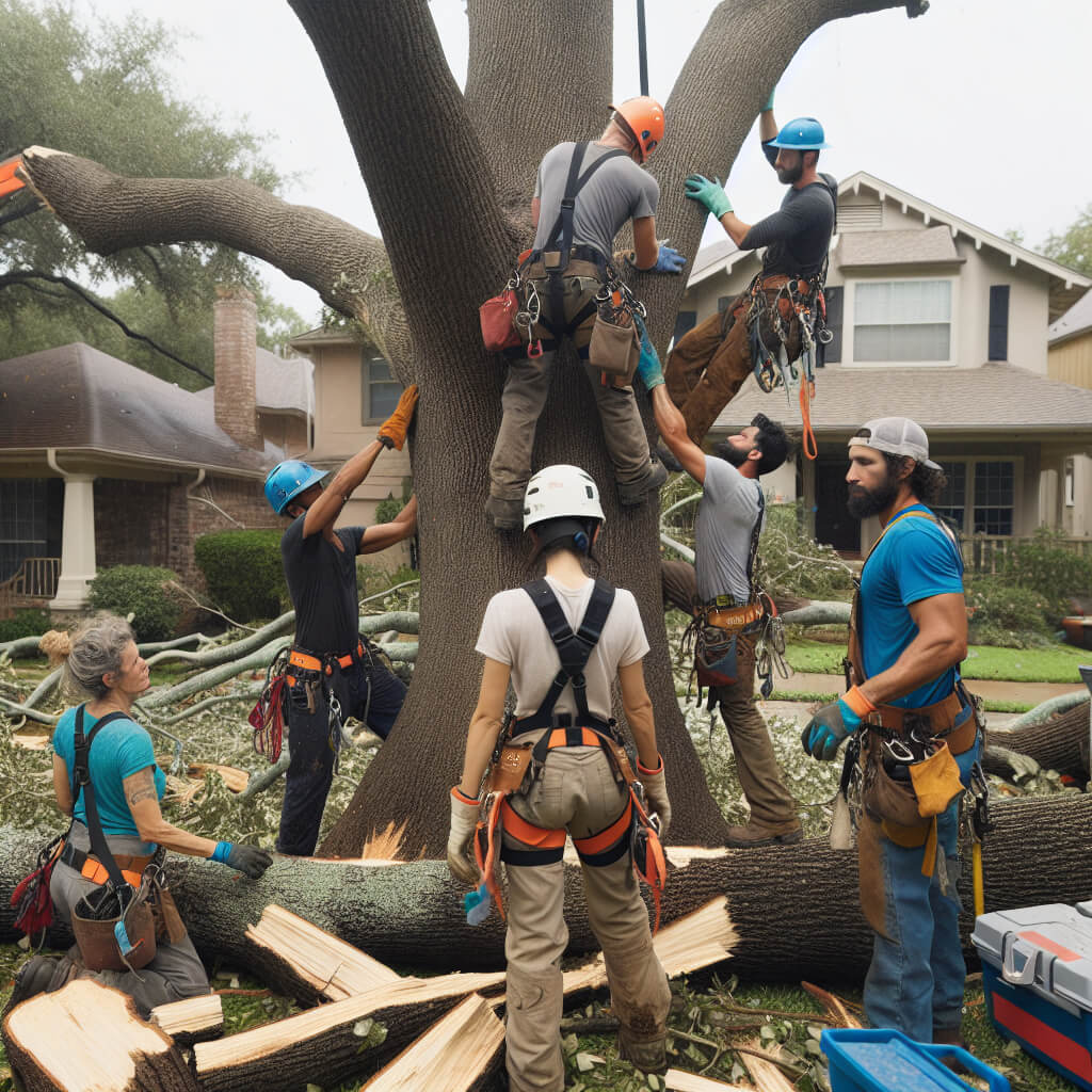 emergency tree removal Houston - Houston Tree Services - Michael Torres ISA Certified Arborist