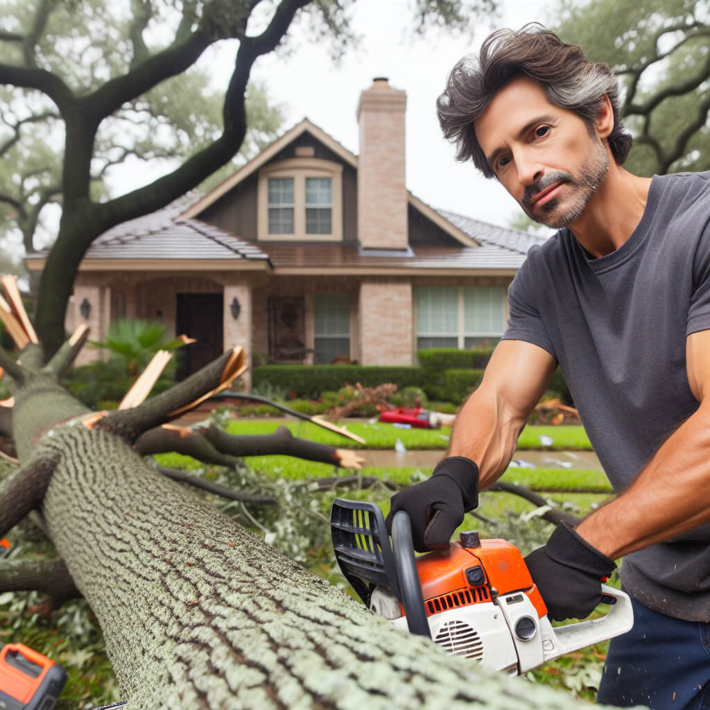 emergency tree removal Houston - Houston Tree Services - Michael Torres ISA Certified Arborist