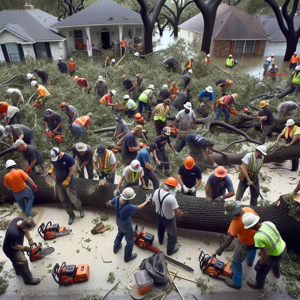 emergency tree removal Houston - Houston Tree Services - Michael Torres ISA Certified Arborist