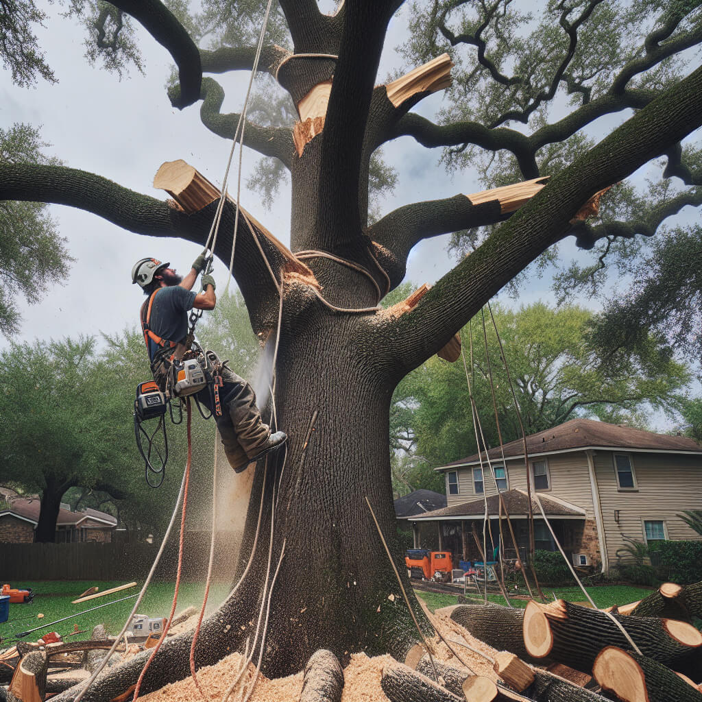 emergency tree removal Houston - Houston Tree Services - Michael Torres ISA Certified Arborist
