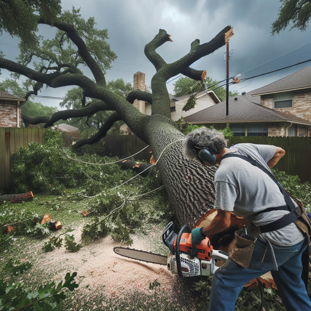 emergency tree removal Houston - Houston Tree Services - Michael Torres ISA Certified Arborist