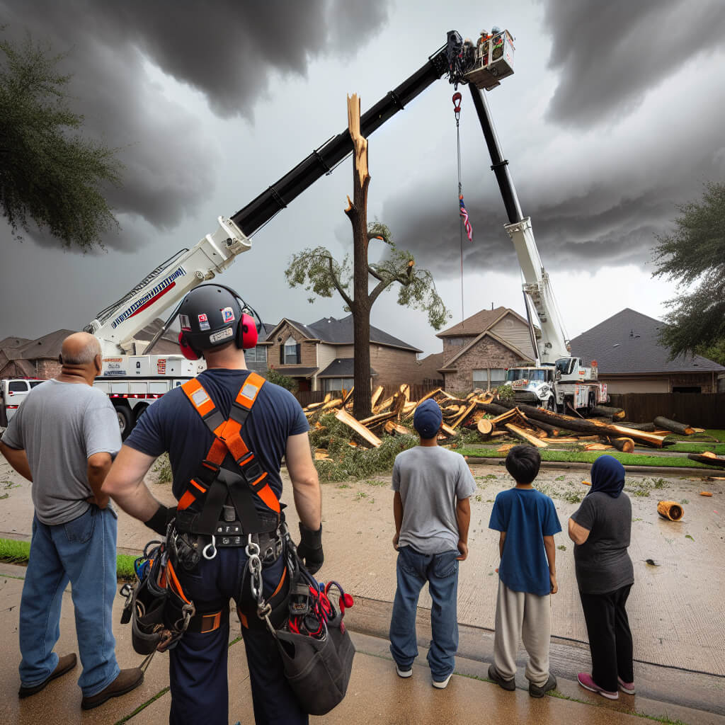 emergency tree removal in Houston - Houston Tree Services - Michael Torres ISA Certified Arborist