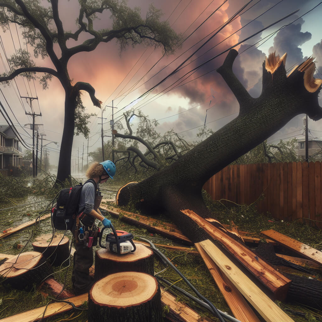 emergency tree removal Houston - Houston Tree Services - Michael Torres ISA Certified Arborist