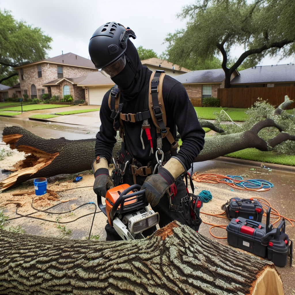 emergency tree removal Houston - Houston Tree Services - Michael Torres ISA Certified Arborist
