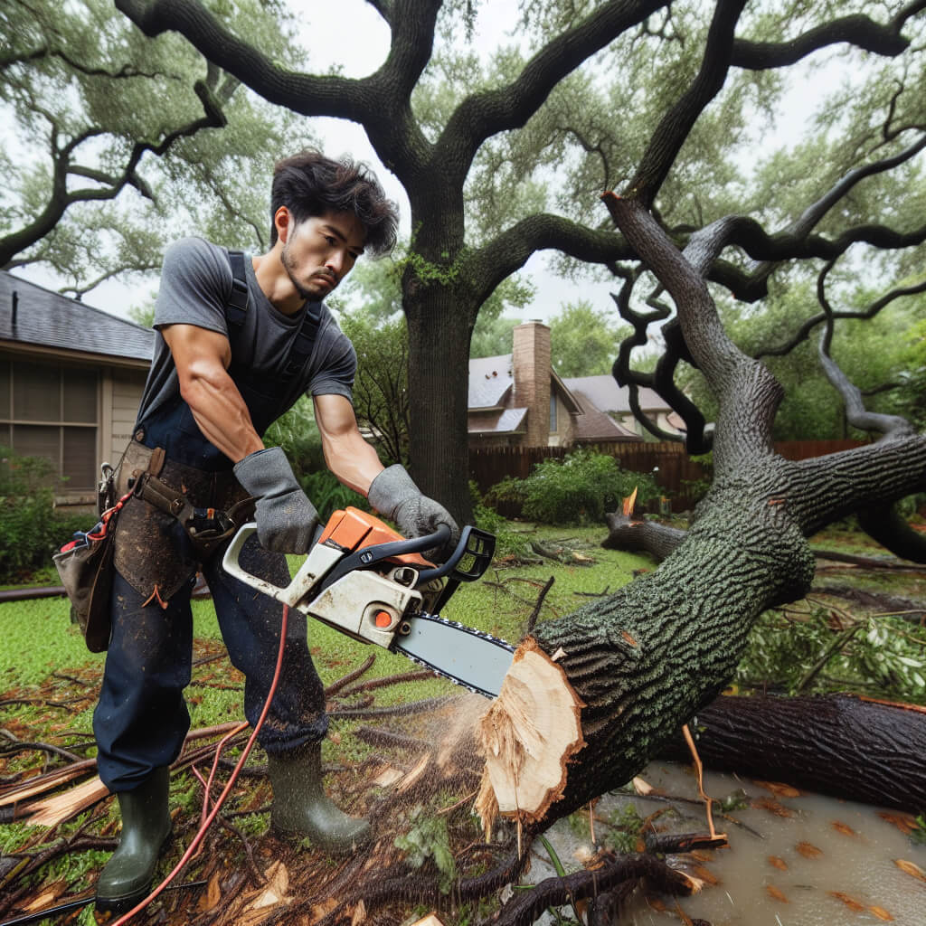 emergency tree removal Houston - Houston Tree Services - Michael Torres ISA Certified Arborist