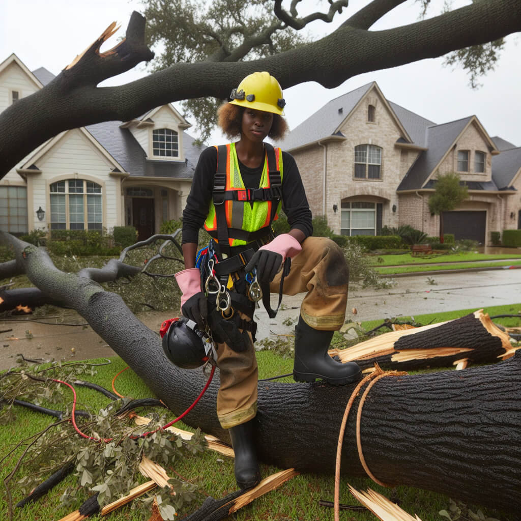 emergency tree removal Houston - Houston Tree Services - Michael Torres ISA Certified Arborist