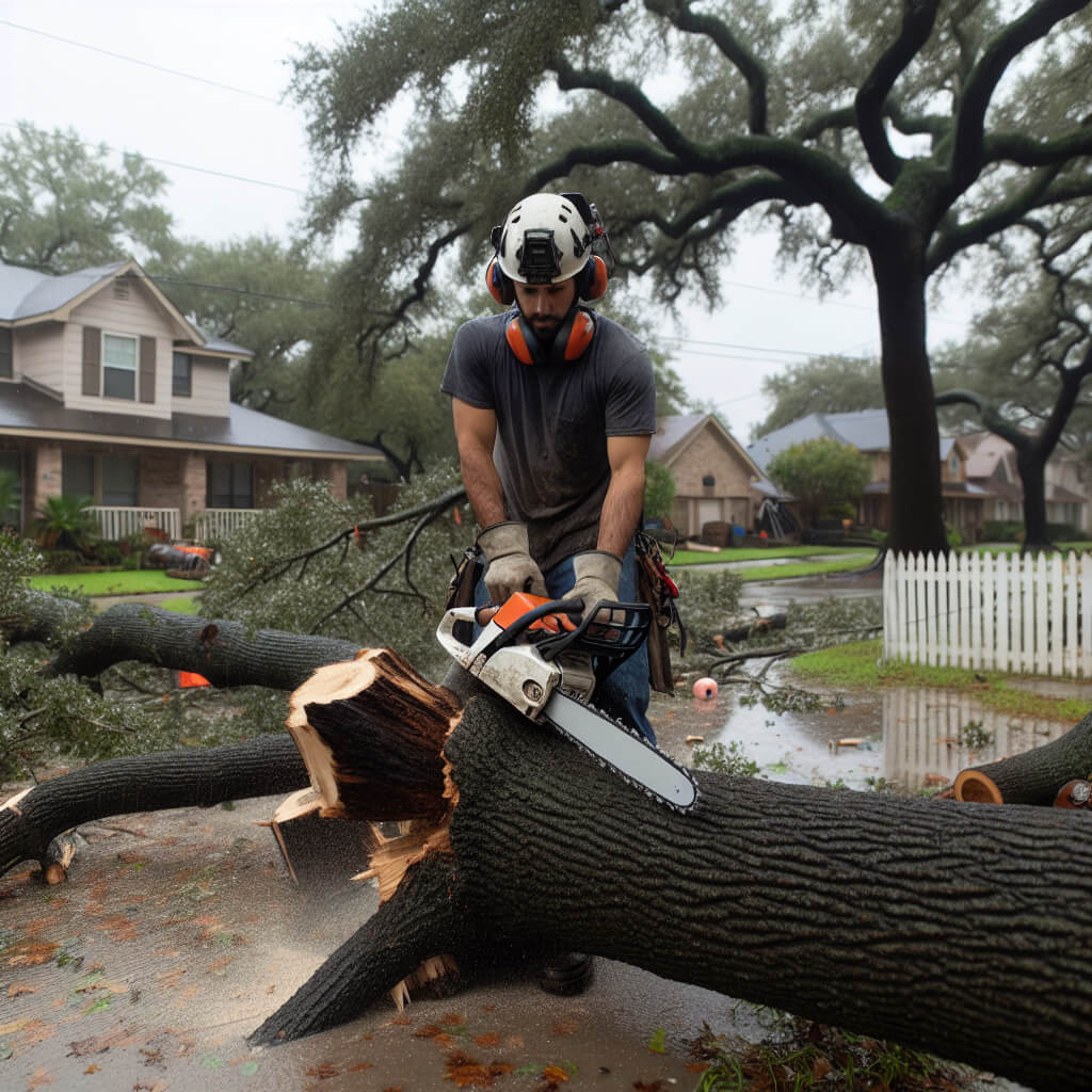 emergency tree removal Houston - Houston Tree Services - Michael Torres ISA Certified Arborist