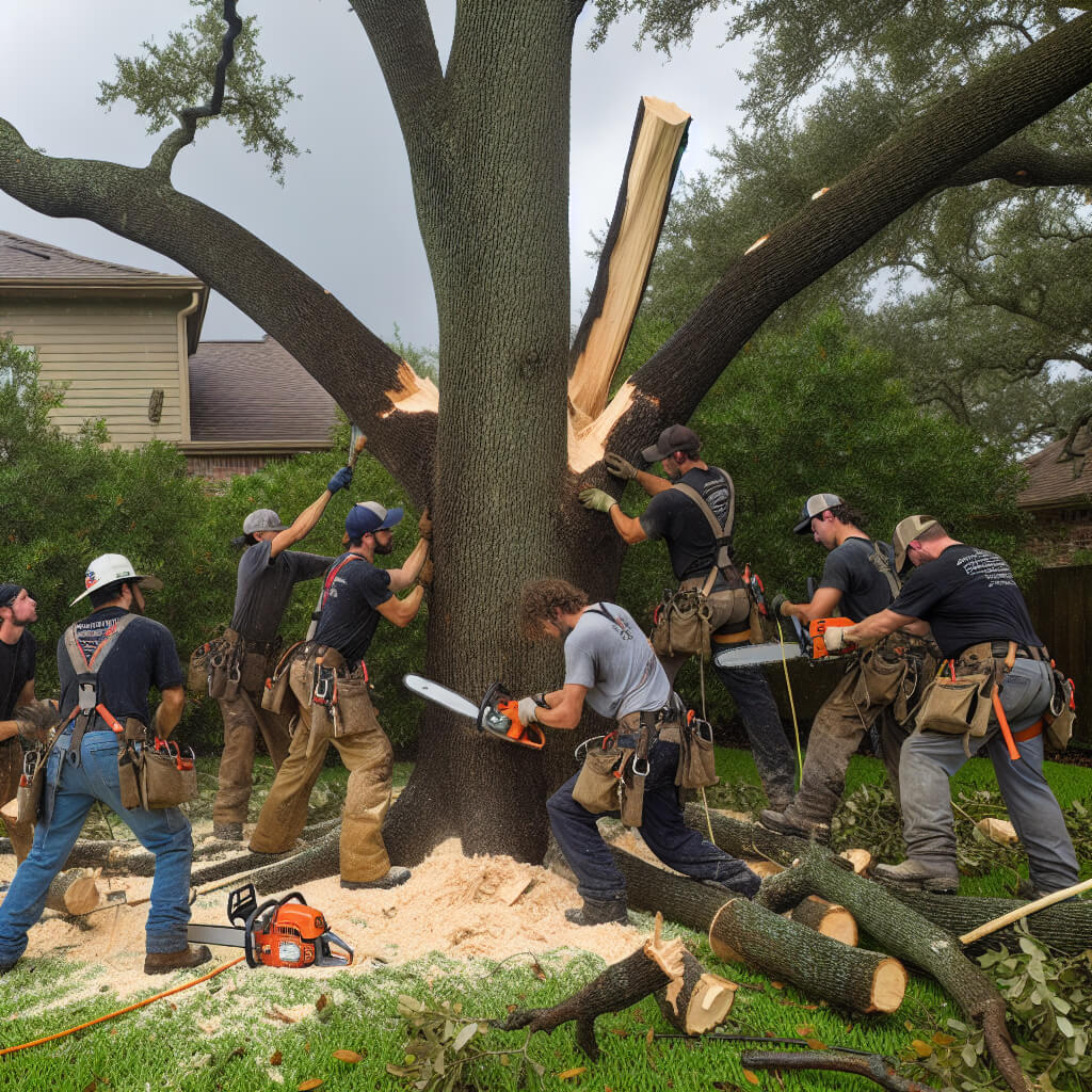 emergency tree removal Houston - Houston Tree Services - Michael Torres ISA Certified Arborist