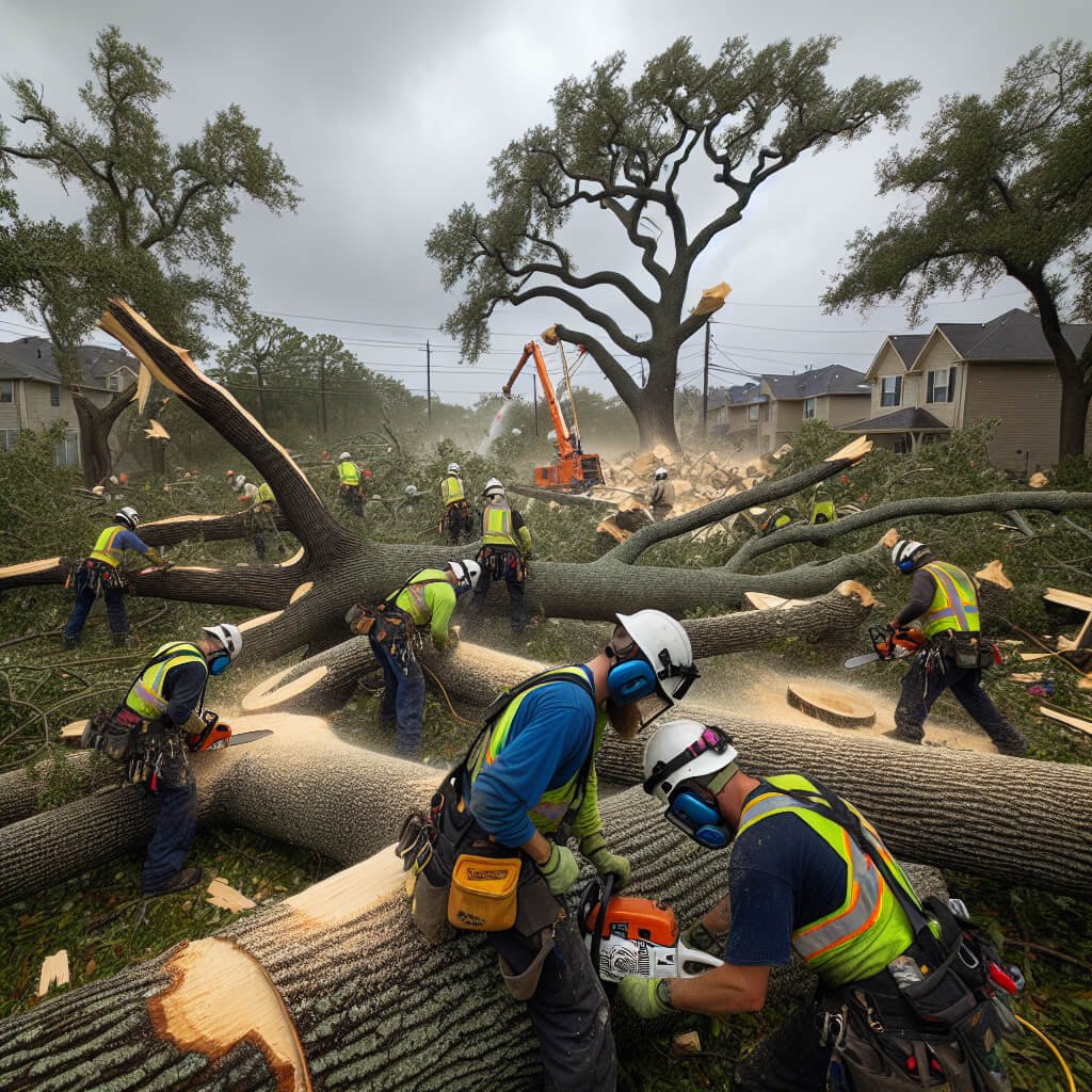 emergency tree removal Houston - Houston Tree Services - Michael Torres ISA Certified Arborist