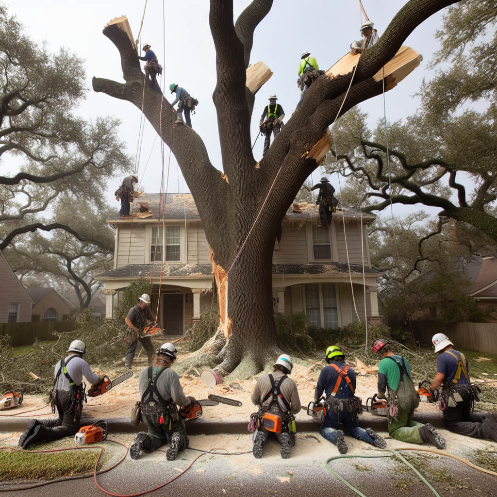 emergency tree removal Houston - Houston Tree Services - Michael Torres ISA Certified Arborist