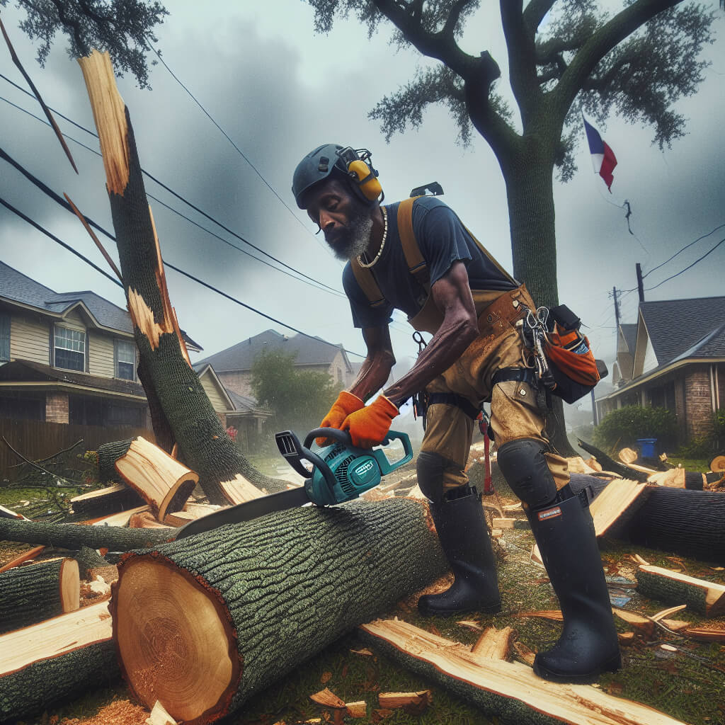 emergency tree removal Houston - Houston Tree Services - Michael Torres ISA Certified Arborist