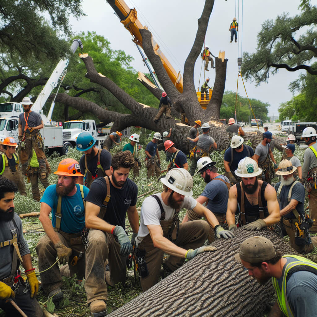emergency tree removal Houston - Houston Tree Services - Michael Torres ISA Certified Arborist