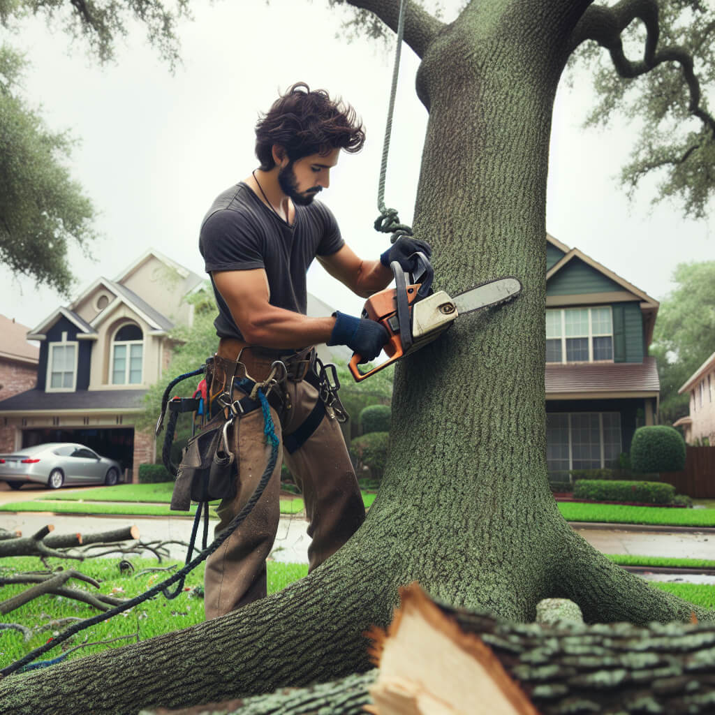 emergency tree removal Houston - Houston Tree Services - Michael Torres ISA Certified Arborist