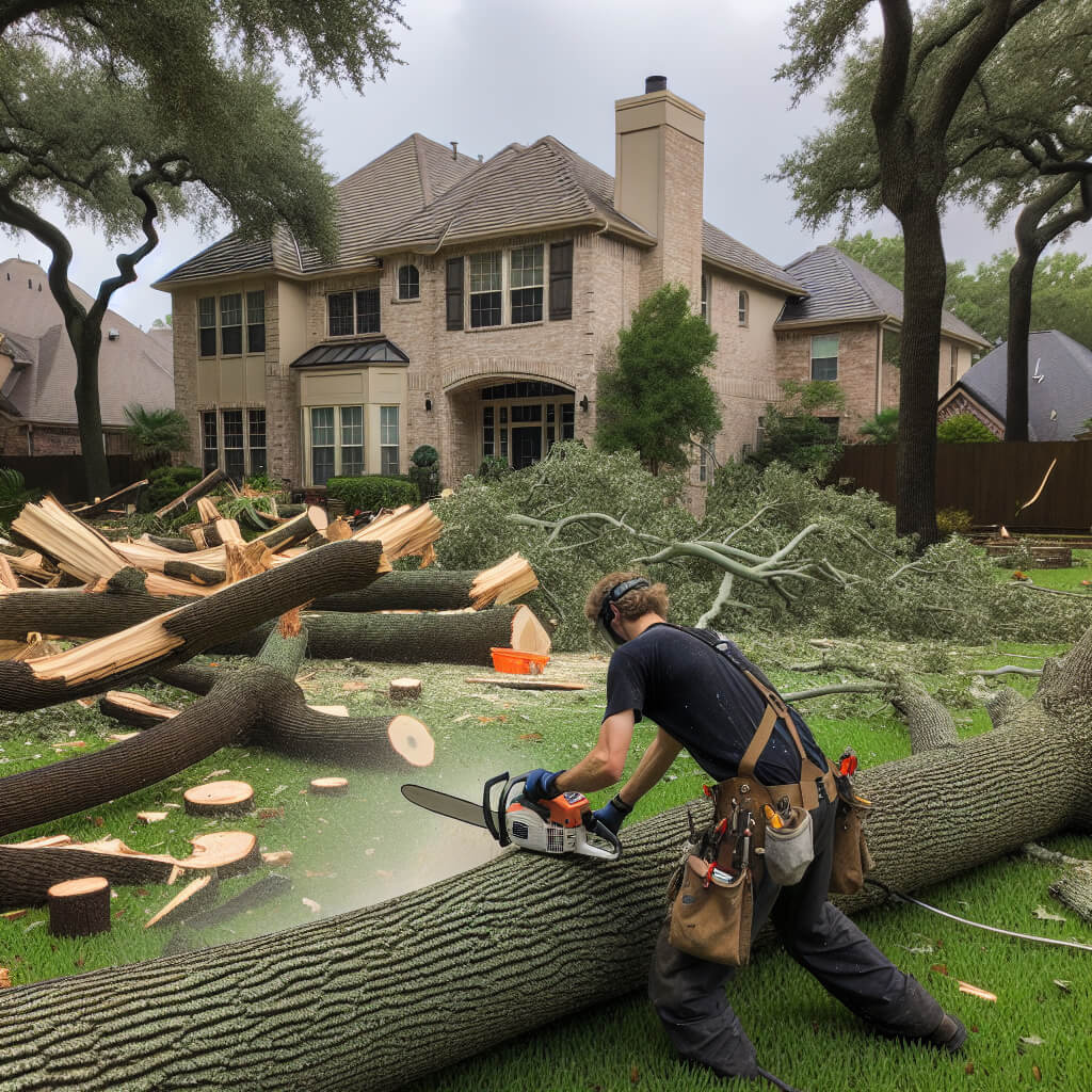 emergency tree removal Houston - Houston Tree Services - Michael Torres ISA Certified Arborist